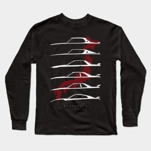 Skyline GTR generations Long Sleeve T-Shirt